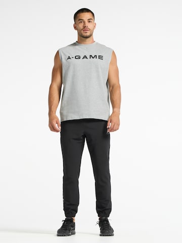 pelēks A-Game T-Krekls