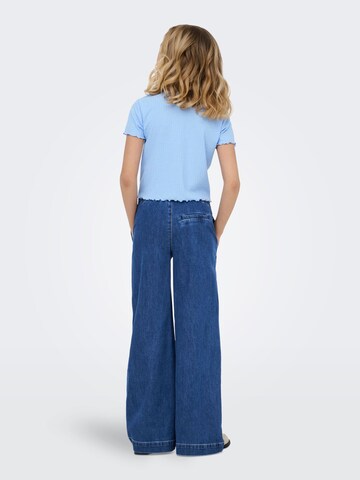 ONLY GIRLS Wide leg Jeans 'KOGDeia' in Blauw