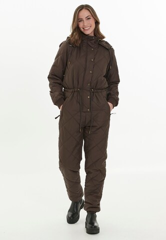 Weather Report Sports suit in Brown: front