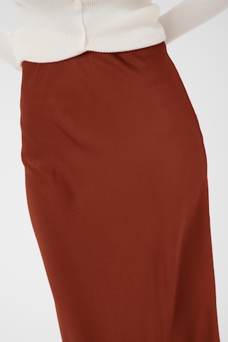 Kaffe Rok 'KALotte' in Bruin