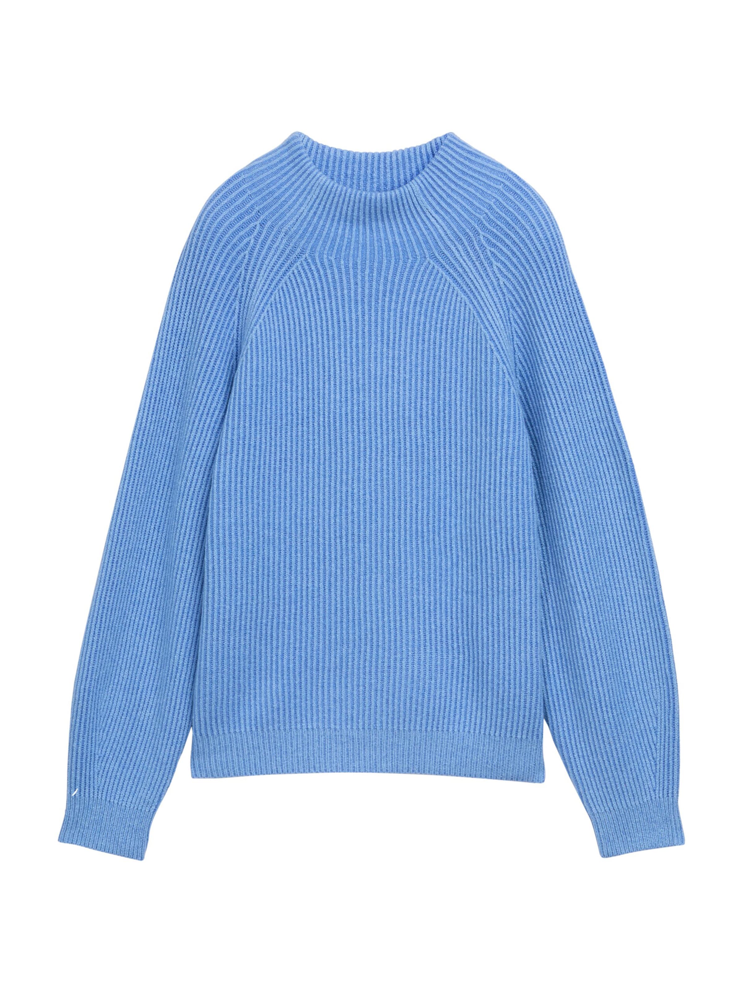 TOM TAILOR Trui in Blauw: voorkant