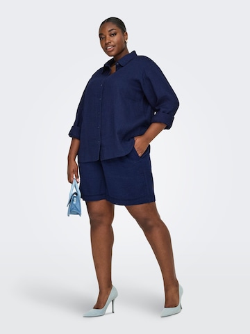 ONLY Carmakoma regular Bukser ' CARLEONI' i blå: forside