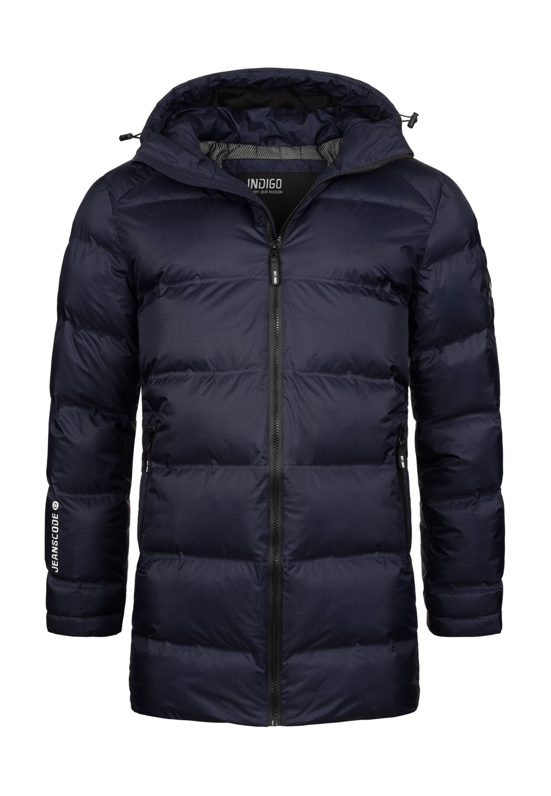 INDICODE JEANS Parka ' Parkkish ' in Blau: Vorderseite