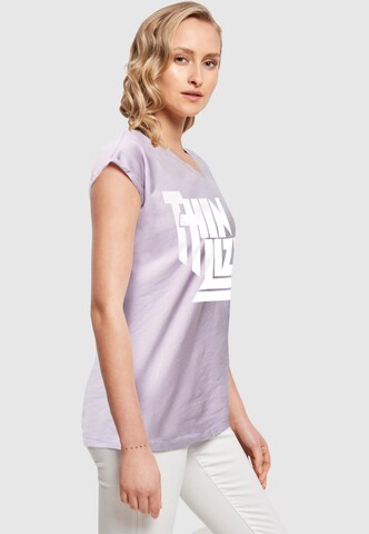 Merchcode Shirt 'Thin Lizzy' in Lila