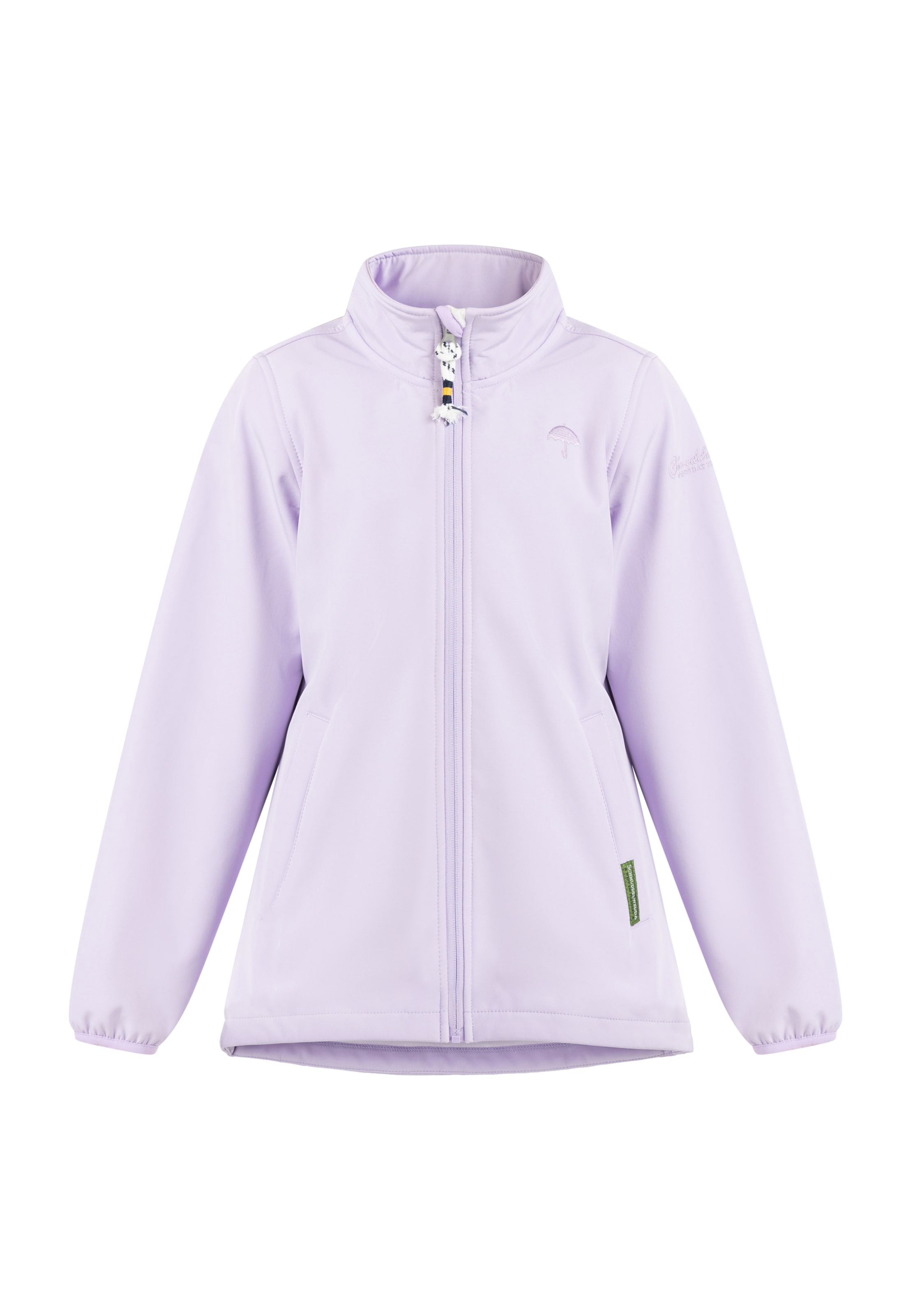 Schmuddelwedda Functionele jas in Lila: voorkant
