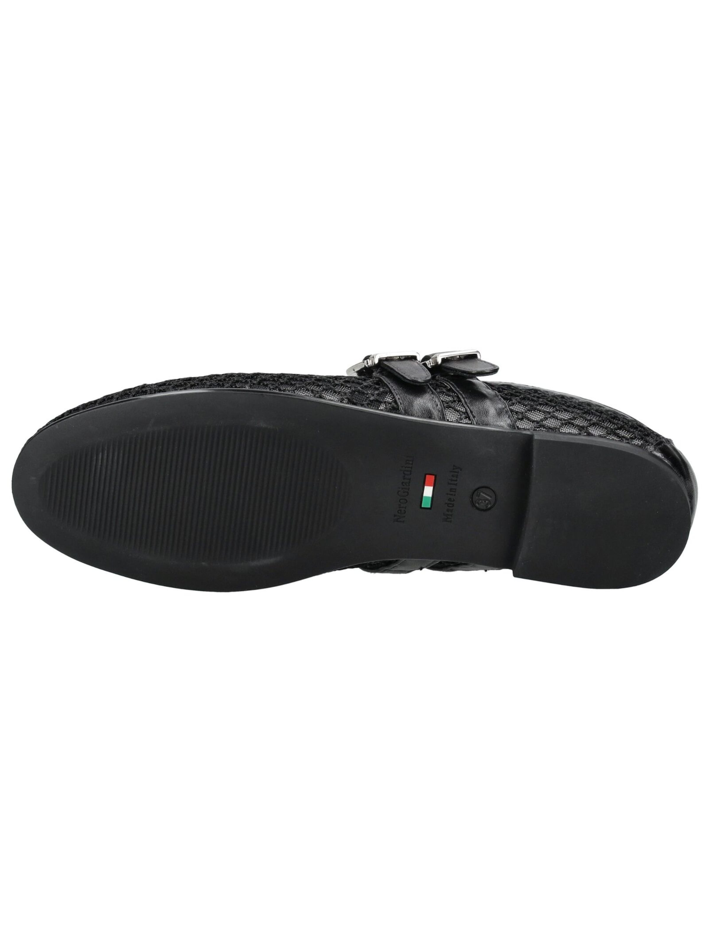 Ballerines à lanières Nero Giardini en noir