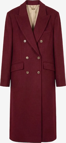 GOBI Cashmere Välikausitakki 'Double-Breasted Long Coat' värissä punainen: etupuoli