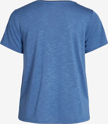 VILA Majica 'NOEL' | modra barva