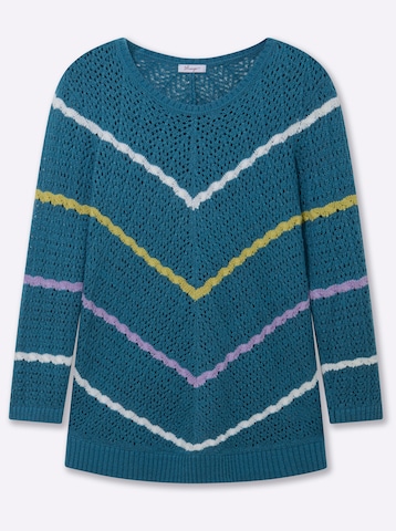 SHEEGO Pullover in Blau: Vorderseite