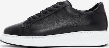 Derimod Platform trainers in Black: front