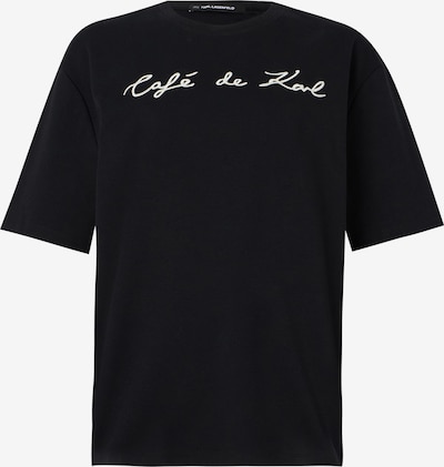Marškinėliai 'Karl Lagerfeld x Jorge Parra' iš Karl Lagerfeld, spalva – juoda / balta, Prekių apžvalga
