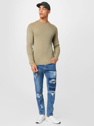 SikSilk Regular Jeans in Blue