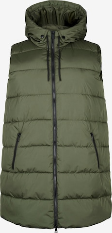 Gilet 'CARYLIE' Zizzi en vert : devant