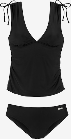 Tankini di LASCANA in nero: frontale