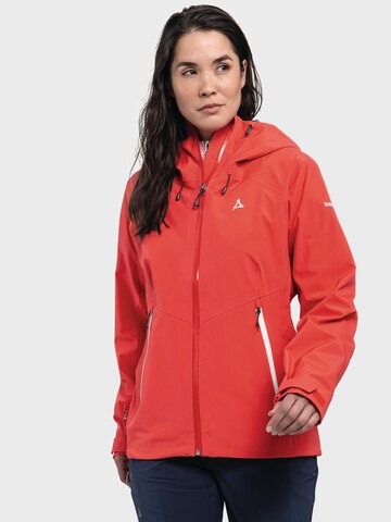 Schöffel Outdoor jacket 'Cascata' in Red: front