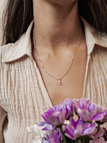 Hey Happiness - Cadena 'Anchor Sparkle' en oro