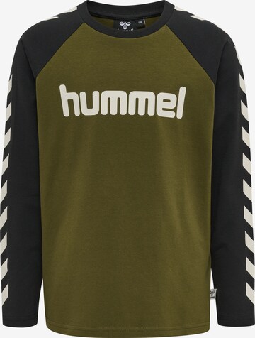 Hummel Functioneel shirt in Groen: voorkant