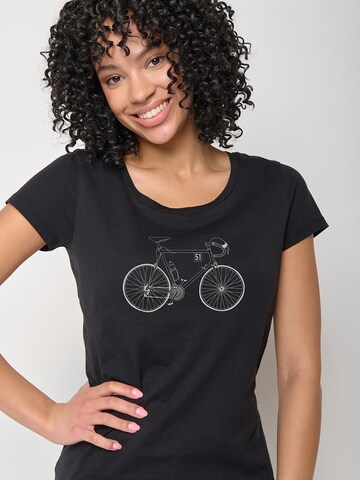 GREENBOMB Shirt 'Bike Classic' in Black