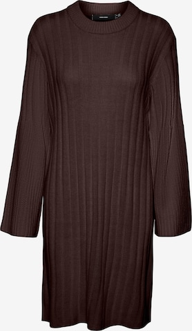 VERO MODA Knitted dress 'Layla' in Brown: front