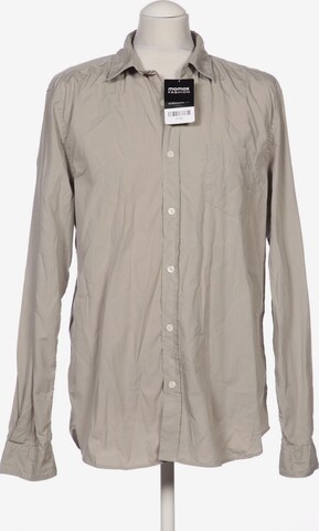 Closed Button Up Shirt in M in Grey: front