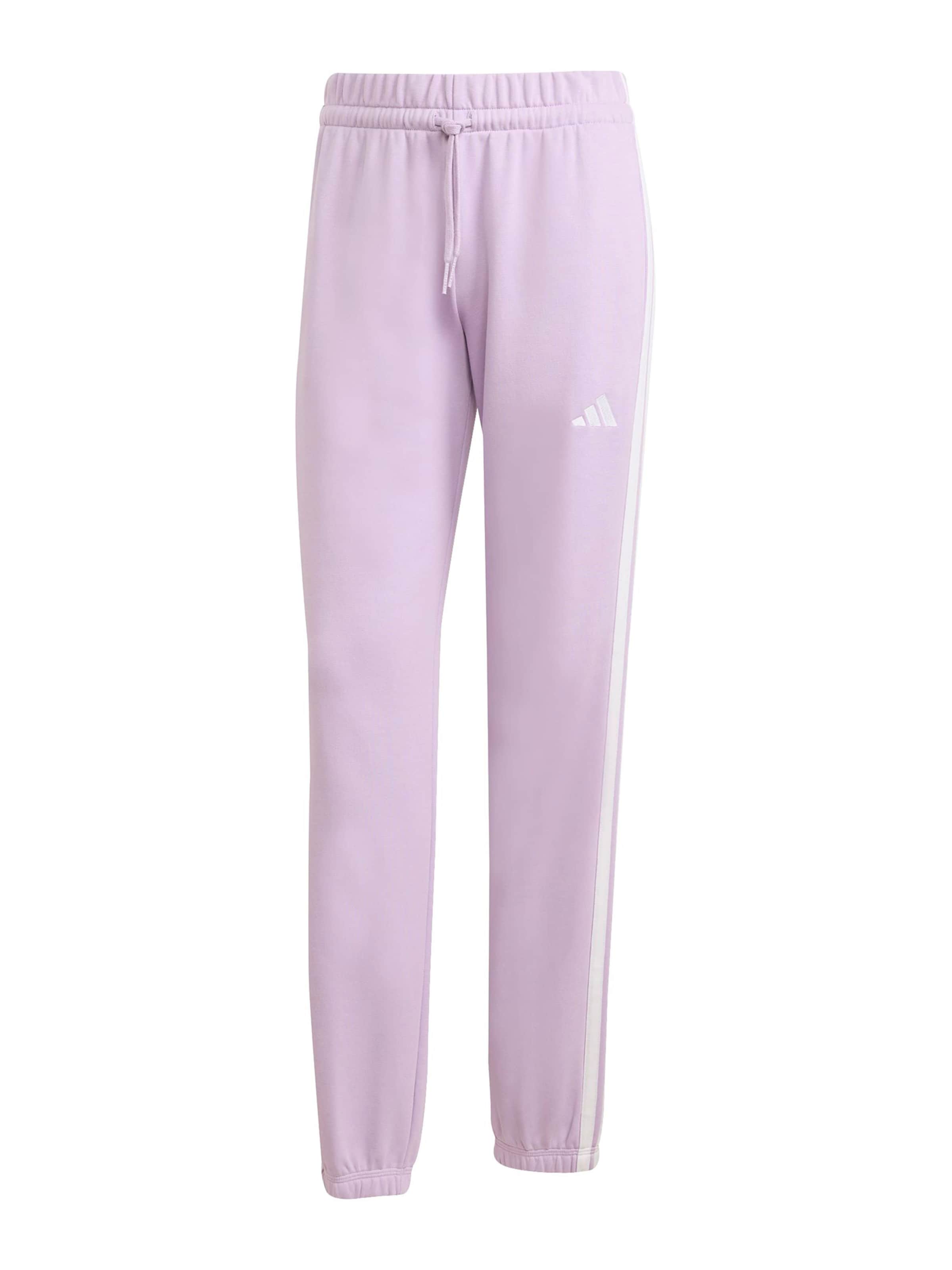 Effilé Pantalon de sport &#x27;Essentials&#x27; ADIDAS SPORTSWEAR en violet : devant