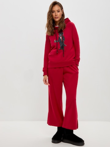 Regular Pantalon Cat e Lolette en rouge