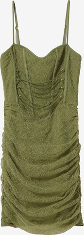 Bershka Dress in Green: front