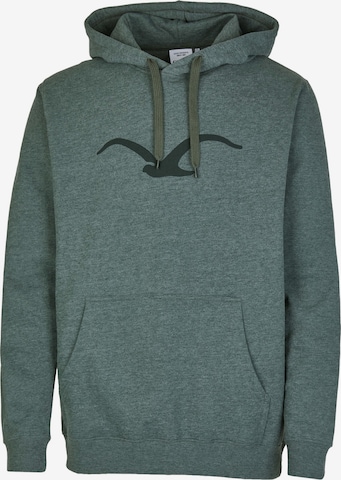 Cleptomanicx Sweatshirt 'Mowe' in Green: front