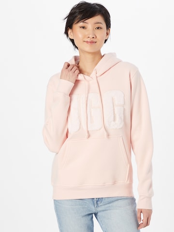 UGG Sweatshirt 'Rey' in Roze: voorkant