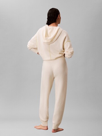 Calvin Klein Pyjamahose in Beige