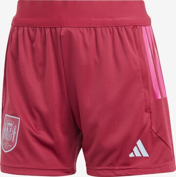 Loosefit Pantalon de sport 'Spanien Tiro 23' ADIDAS PERFORMANCE en rouge : devant