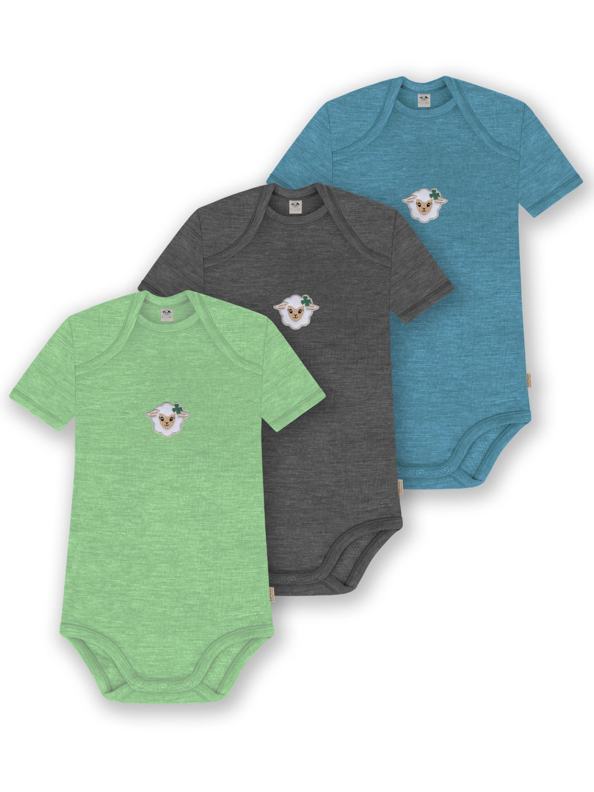 normani Strampler/Body 'Tauranga' in Mischfarben: Vorderseite