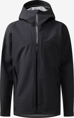 Haglöfs Outdoor jacket in Black: front