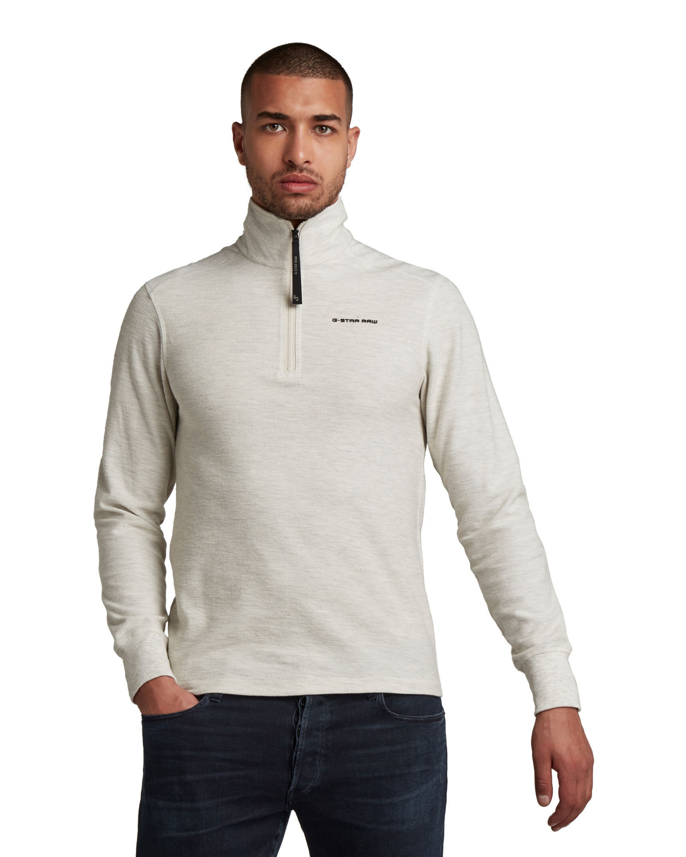 G-STAR Shirt 'Astro' in Wit: voorkant