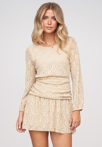 Robe Cloud5ive en beige : devant