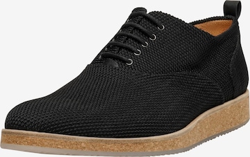 Henry Stevens Lace-Up Shoes 'Murphy' in Black: front