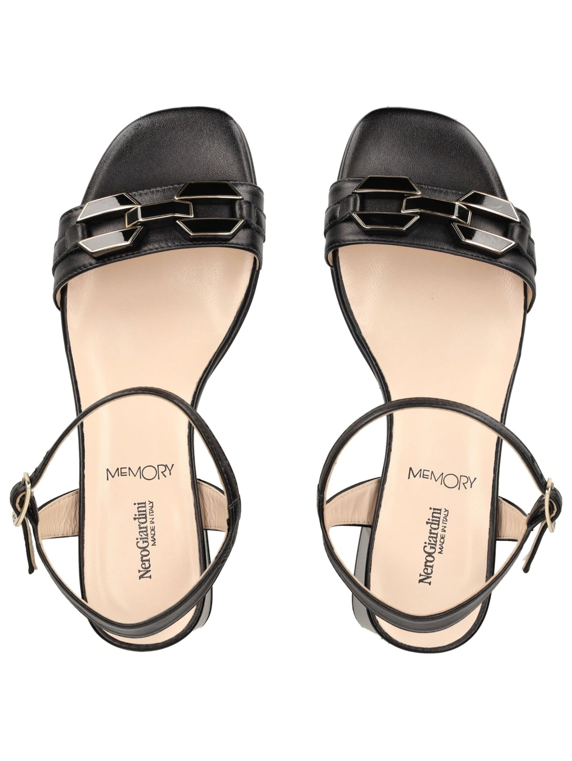 Sandales à lanières Nero Giardini en noir