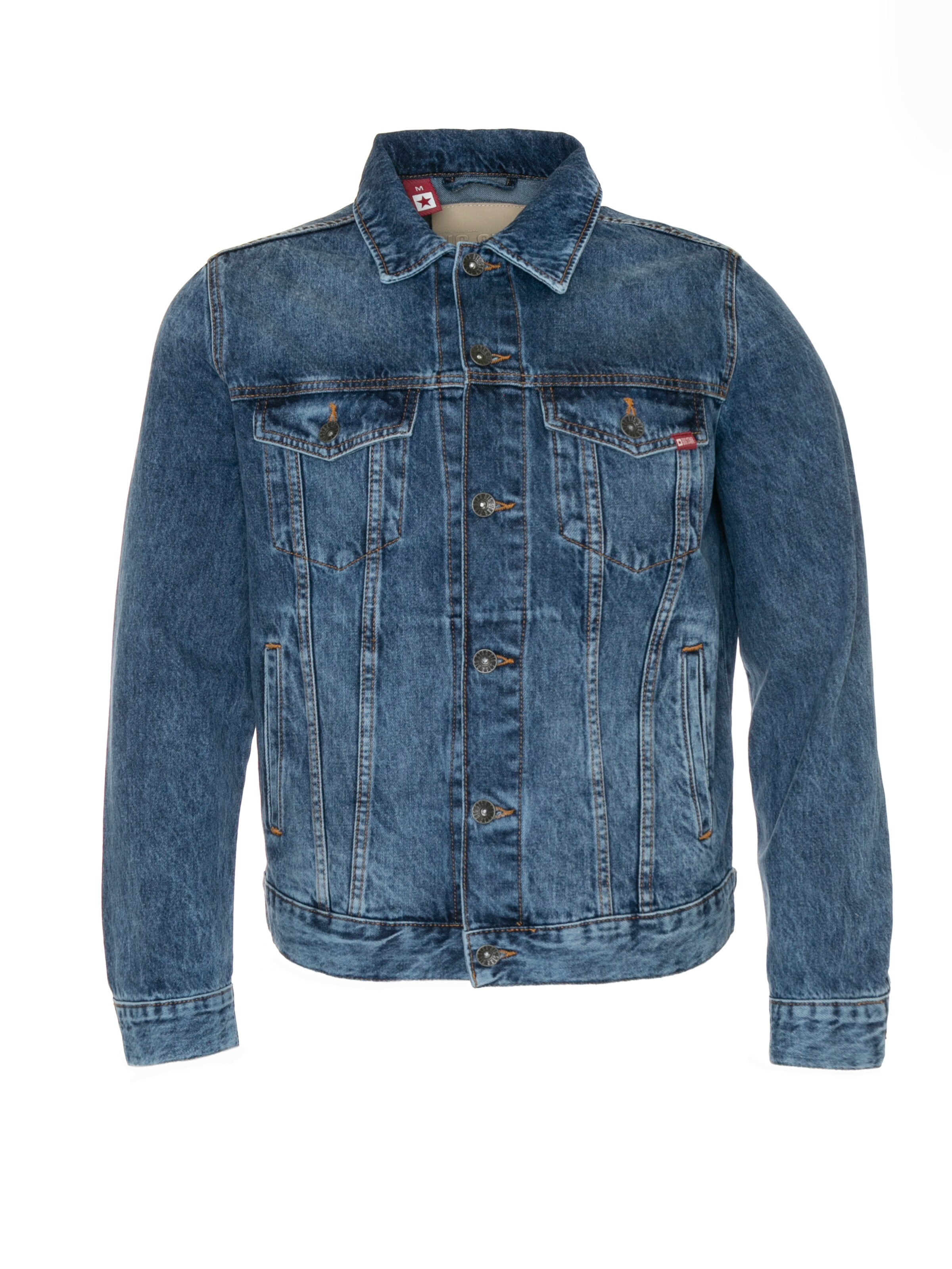 BIG STAR Jacke 'Charlie' in Blau: Vorderseite