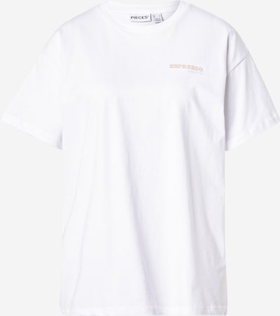 PIECES Široka majica 'PCALIFI FASTTRACK' u bež / svijetloplava / žuta / bijela, Pregled proizvoda