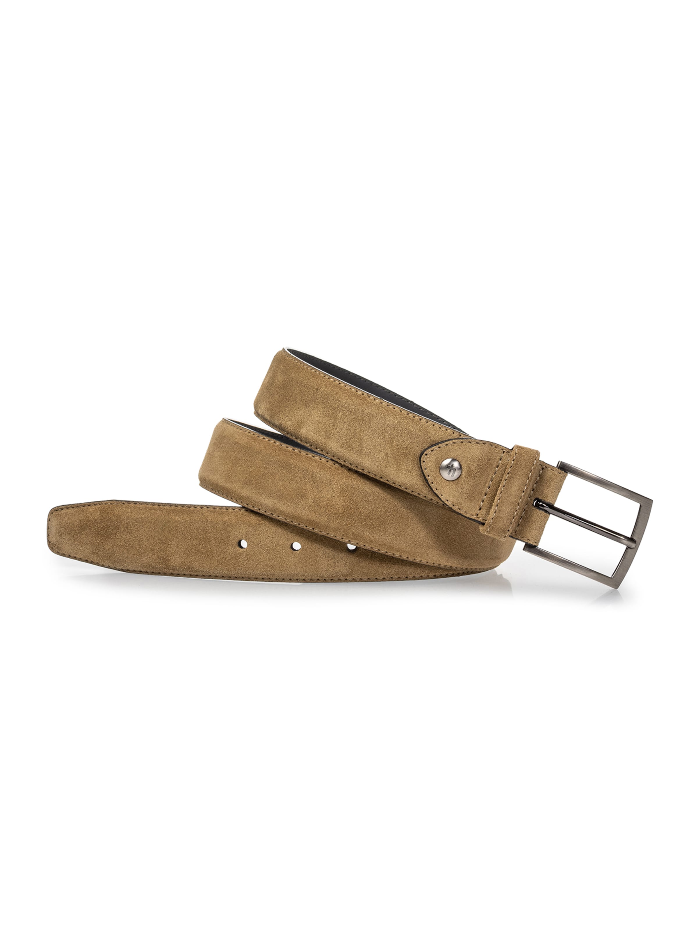 Floris van Bommel Riem 'De Belter 52' in Bruin: voorkant