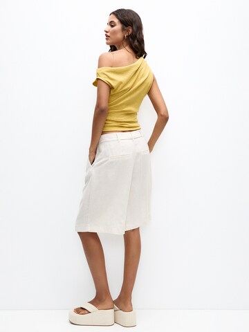 Pull&Bear Top | rumena barva