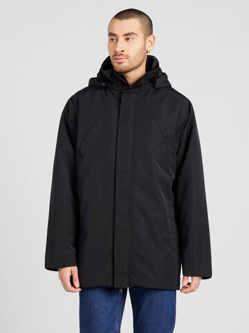 Embassy of Bricks and Logs Between-Season Jacket 'Hondo' in Black: front