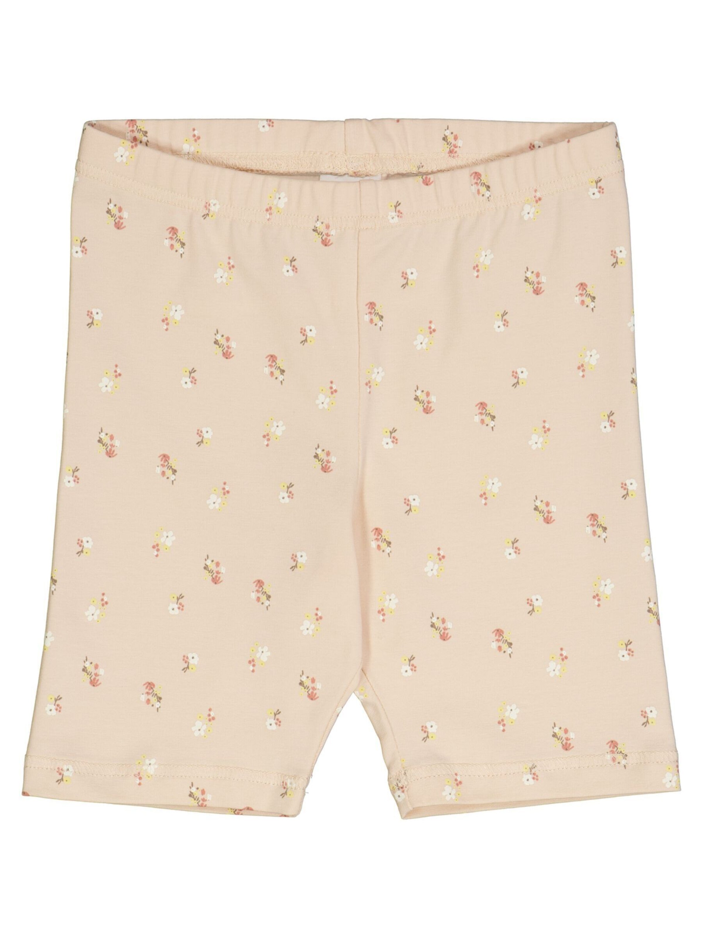 Coupe slim Leggings Müsli by GREEN COTTON en beige : devant