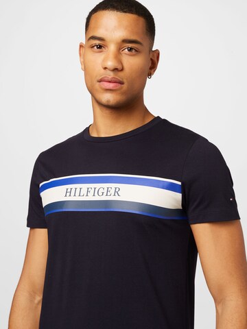 TOMMY HILFIGER Tričko – modrá