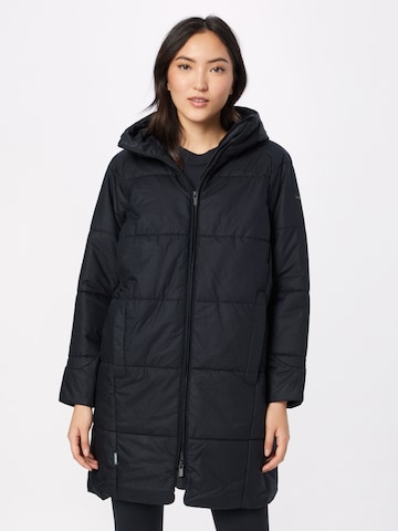 ICEBREAKER Outdoor Jacket in Black: front