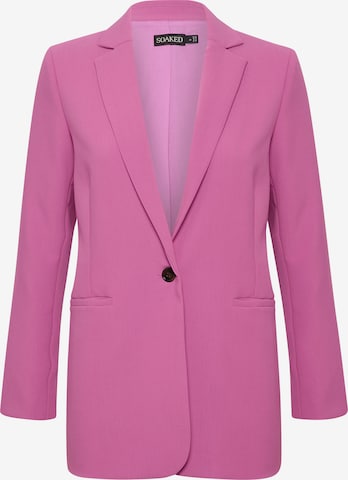 SOAKED IN LUXURY Blazer 'Corinne' in Purple: front