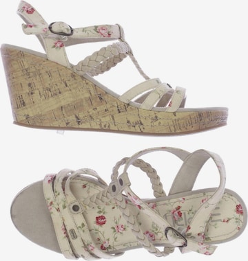 ESPRIT Sandals & High-Heeled Sandals in 38 in Beige: front