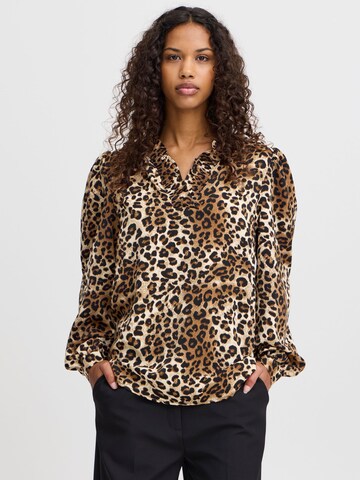 ICHI Tunic 'Naina' in Beige: front