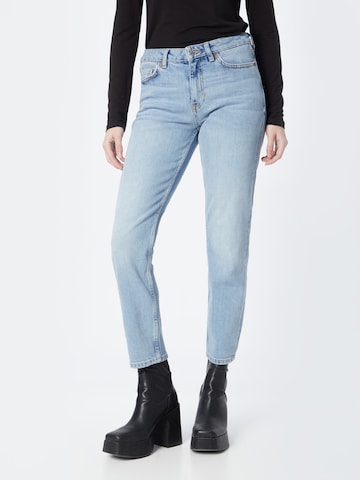 Coupe slim Jean ESPRIT en bleu : devant