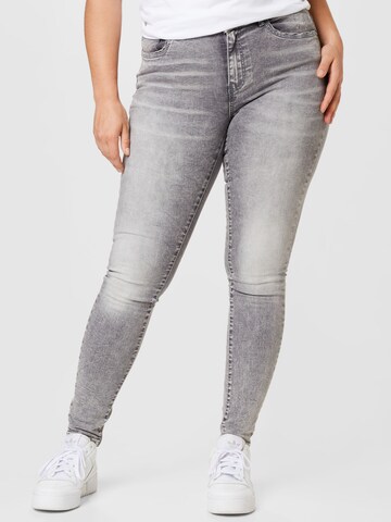 ONLY Carmakoma Skinny Jeans 'Sally' in Grey: front